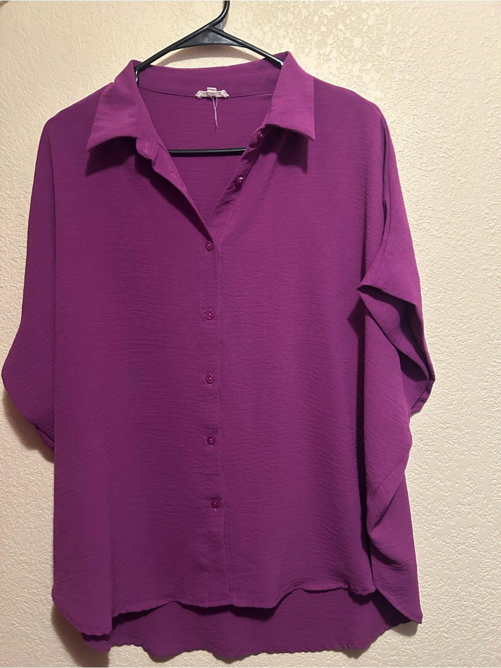 JODIFL Button-Down Blouse in Magenta